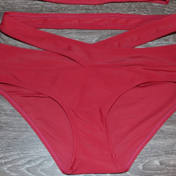 Cupshe Red Bikini Set Size Small - Picture 5 of 9